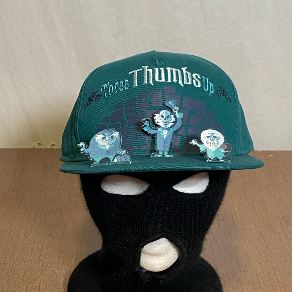 Disney Haunted Mansion Teal Flat-Brim Snapback